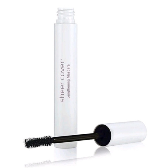 Sheer Cover Black Lengthening Mascara + Lash Extending Fibers Set In Full Size - Picture 7 of 9